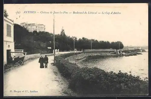 AK Antibes, Château de Juan-les-Pins, Boulevard du Littoral, Le Cap d`Antibes