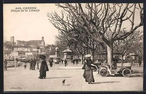 AK Cannes, Allées de la Liberté