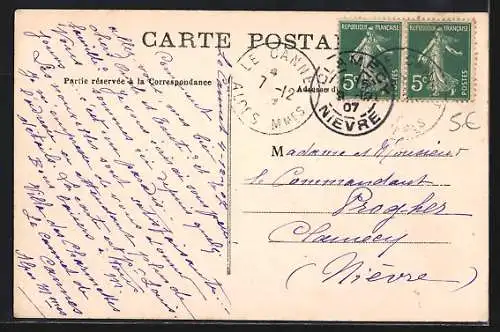 AK Cannes, Les Cours et vue sur le port avec bateaux