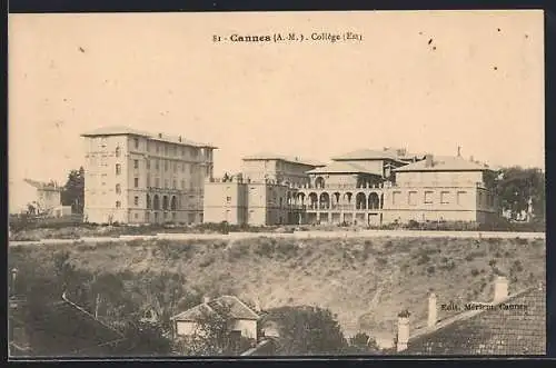 AK Cannes /A.-M., Collège, Est