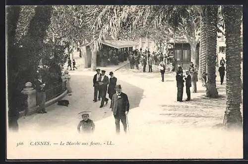 AK Cannes, Le Marché aux fleurs