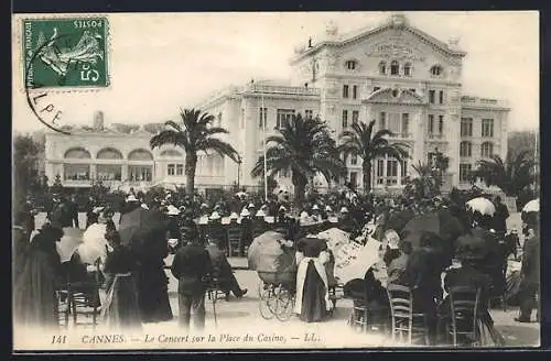 AK Cannes, Le Concert sur la Place du Casino