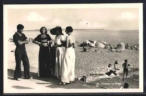 AK Cannes, La Plage
