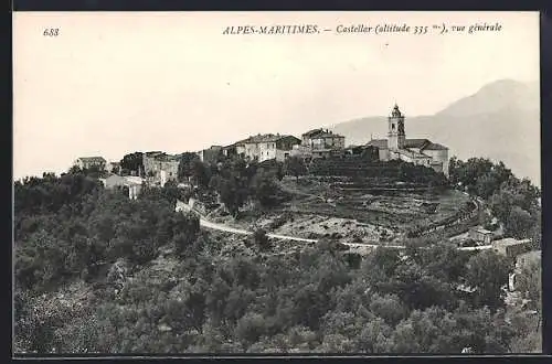 AK Castellar /Alpes-Maritimes, vue générale
