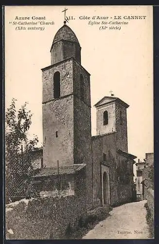AK Le Cannet, Église Ste-Catherine, XIe siècle