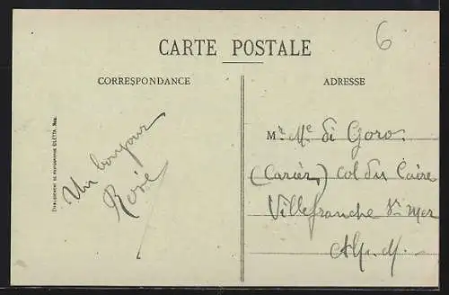 AK Coursegoules /A.-M., Vue Générale, Service de Voiture Vence-Coursegoules