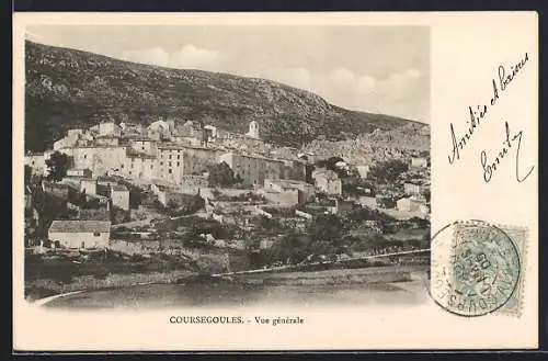 AK Coursegoules, Vue générale