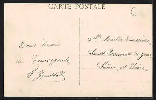 AK Coursegoules, Vue Générale, Services des Voitures, Vence, Coursegoules