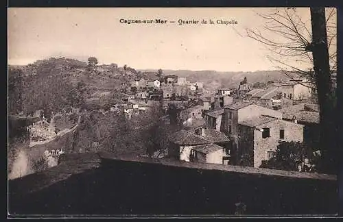 AK Cagnes-sur-Mer, Quartier de la Chapelle