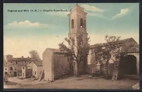 AK Cagnes-sur-Mer /A.-M., Chapelle Notre-Dame