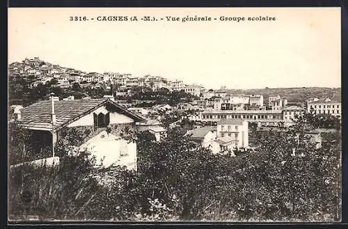 AK Cagnes /A.-M., Vue générale, Groupe scolaire