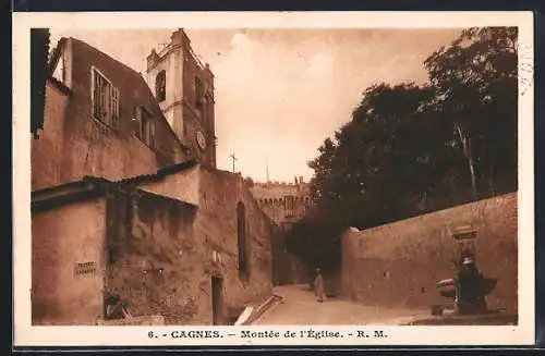 AK Cagnes, Montée de l`Église