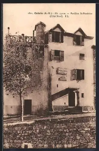 AK Cabris /A.-M., Pavillon St-Pandoise, Côté Nord