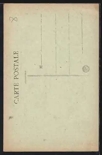 AK Carros /A.-M., Le Donjon et l`entrée de l`Église