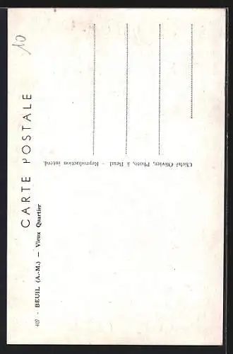 AK Beuil /A.-M., Vieux Quartier