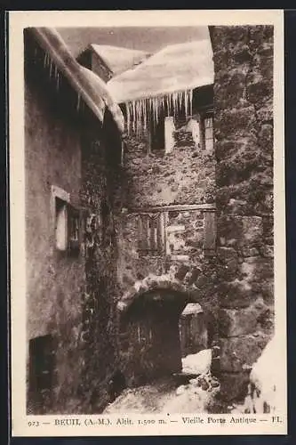 AK Beuil /A.-M., Vieille Porte Antique
