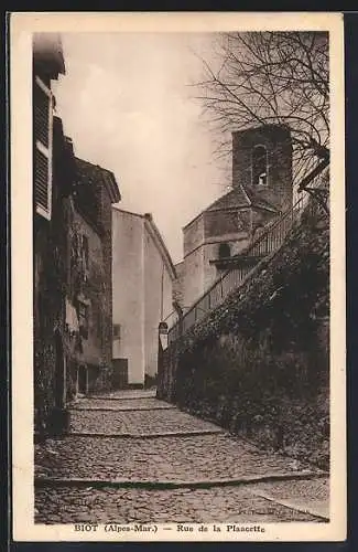 AK Biot /Alpes-Maritimes, Rue de la Placette
