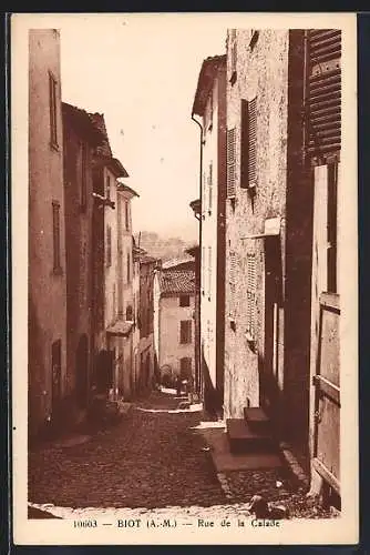 AK Biot /A.-M., Rue de la Calade
