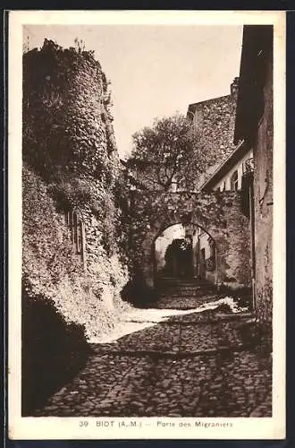 AK Biot /A.-M., Porte des Migraniers