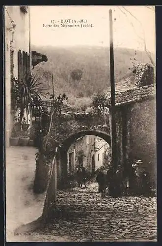 AK Biot /A.-M., Porte des Migraniers, 1666