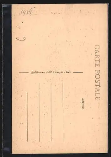 AK Biot /A.-M., Rue des Orfèvres et Rue du Barri