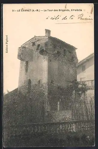 AK Le Cannet, A.-M., La Tour des Brigands, XIe siècle