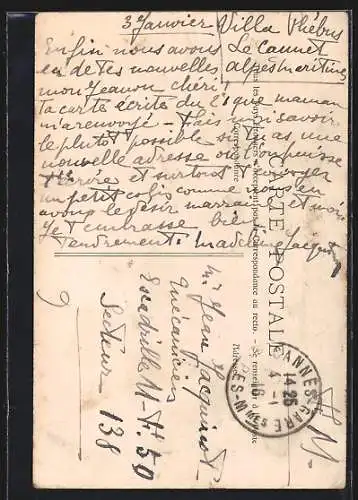 AK Le Cannet, A.-M., La Tour du Brigand