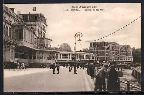 AK Dinard, Promenade des Alliés