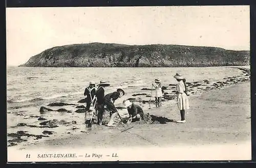 AK Saint-Lunaire, La Plage