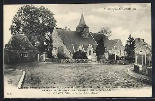 AK Saint-Lunaire, Vieille Église de Saint-Lunaire
