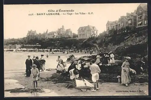 AK Saint-Lunaire, La Plage, Les Villas