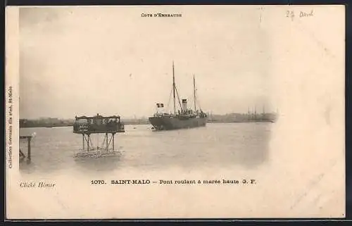 AK Saint-Malo, Pont roulant à marée haute G. F
