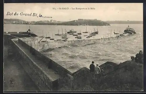 AK St-Malo, Les Remparts et le Môle