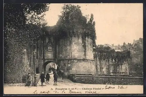 AK Fougères, Château Féodal, Entrée de l`Île