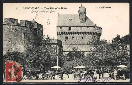AK Saint-Malo, Tour Qui-qui-en-Grogne, Côte d`Émeraude