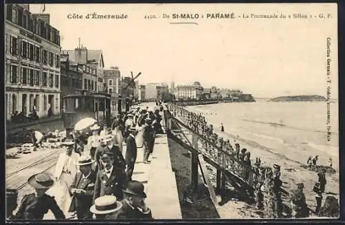 AK St-Malo à Paramé, La Promenade du Sillon