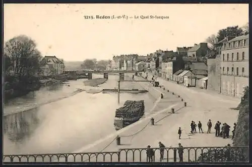 AK Redon /I.-et-V., Le Quai St-Jacques