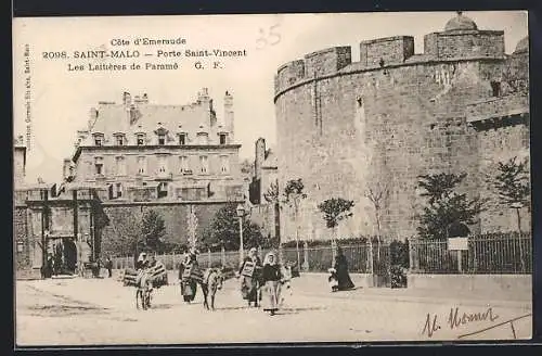 AK Saint-Malo, Porte Saint-Vincent, Les Laitières de Paramé