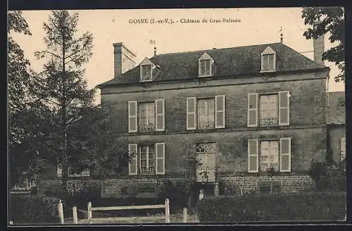 AK Gosne /I.-et-V., Château de Gras-Buisson