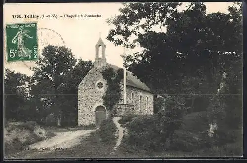AK Teillay /I.-et-V., Chapelle St-Eustache