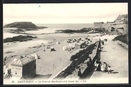 AK Saint-Malo, La Grève de Bon-Secours et le Grand Bé