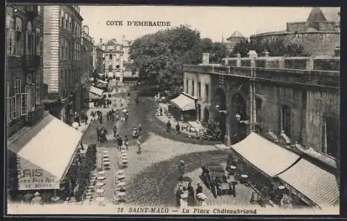 AK Saint-Malo, La Place Châteaubriand