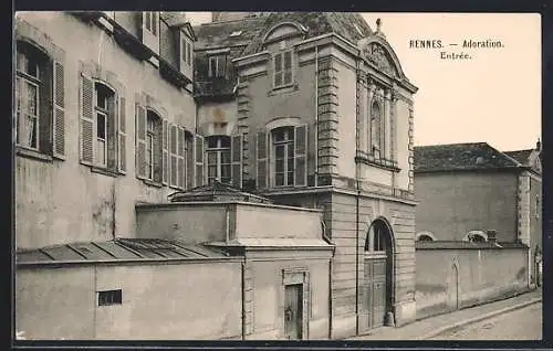 AK Rennes, Adoration, Entrée