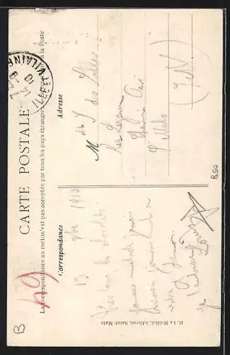 AK Dol, La cathédrale avec foule devant l`entrée