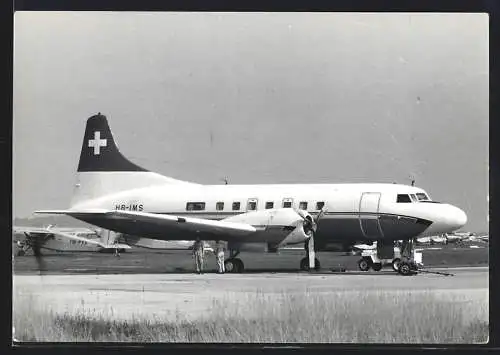 Fotografie Flugzeug Niededecker Swiss Airlines HB-IMS