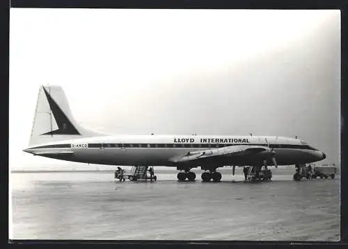 Fotografie Flugzeug Lloyd International, Kennung G-ANCD