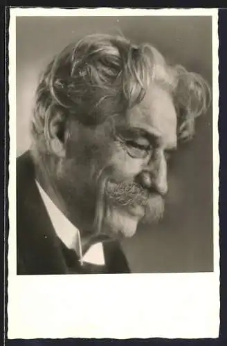 Foto-AK Albert Schweitzer im Anzug