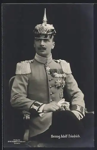 AK Herzog Adolf Friedrich von Mecklenburg