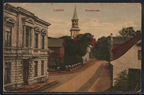 AK Lunden, Partie in der Wilhelmstrasse