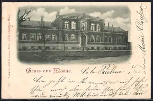 AK Marne / Dithmarschen, Schloss / Herrenhaus